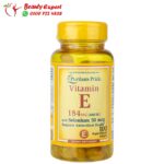 كبسولات فيتامين ه سيلينيوم puritan’s pride vitamin e 184mg with Selenium 50
