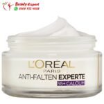 كريم لوريال النهاري للتجاعيد + 55 - loreal Day cream anti-wrinkle expert 55+