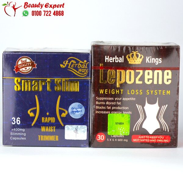 كورس تخسيس ليبوزين lipozene + كبسولات smart slim