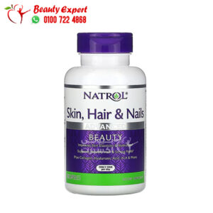 أشتري فيتامين هير سكين اند نيلز الاصليه Natrol, Skin, Hair & Nails, Advanced Beauty 60 كبسولة