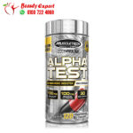 الفا تست مسل تك مكمل رياضي MuscleTech Alpha Test Testosterone Booster 120 كبسولة