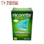 علكة نيكوتين لبان نيكوريت بنكهة الفاكهة للإقلاع عن التدخين 2 ملج 105 قطعة Nicorette