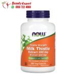 اقراص حليب الشوك لتحسين صحة الكبد ناو فودز Milk Thistle Extract NOW Foods 300 ملجم 200 كبسولة