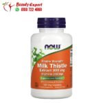 حبوب سيليمارين لتحسين صحة الكبد ناو فودز Milk Thistle Extract NOW Foods 300 ملجم 100 كبسولة
