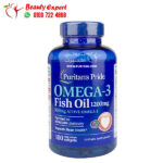 حبوب الاوميجا3 لتحسين صحة الجسم puritan’s pride omega 3 fish oil 1200 ملجم 100 قرص