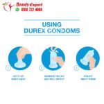 كاندوم ديوركس بالفروالة durex strawberry condoms 3 قطع