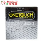 كاندوم ون تاتش ميكس منقط ومضلع OneTouch MIXX Dibbed Dotted Contour 3 قطع