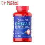 كبسولات اوميجا ثري لتحسين الصحة العامة puritan’s pride omega 3 1200 ملجم 100 كبسولة