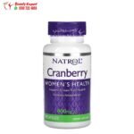 كبسولات الكرانبري التوت البري لدعم الصحة العامة Cranberry Natrol 400 ملجم 30 كبسولة