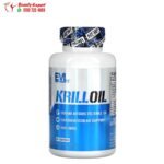كبسولات زيت الكريل القطبي الجنوبي لتعزيز صحة الجسم وعلاج الالتهابات EVLution Nutrition Krill Oil capsules 500 ملجم 60 قرص