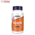 حبوب كو كيو 10 والزعرور لدعم الاوعية الدموية والقلب CoQ10 with Hawthorn Berry now foods 90 كبسولة
