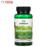 كبسولات بربرين لدعم صحة الاوعية الدموية Swanson berberine capsules 60 كبسولة