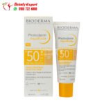 بيوديرما واقي شمس ذهبي فوتوديرم أكوافلويد bioderma photoderm aquafluide spf 50+ 40ml