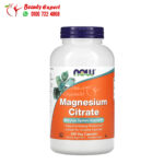سترات المغنيسيوم مكمل غذائي NOW Foods, Magnesium Citrate, 240 Veg Capsules