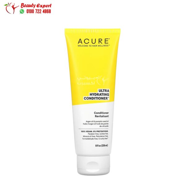 بلسم ارجان ACURE وزيت بذور اليقطين لزيادة كثافة الشعر وعلاج تساقط الشعر – ACURE Ultra Hydrating, Conditioner, Argan Oil & Pumpkin Seed Oil