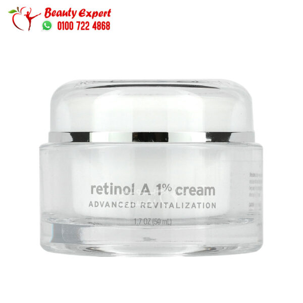 كريم ريتينول للوجه لتقليل ظهور التجاعيد والخطوط الدقيقة | Life-flo, Retinol A 1%, Advanced Revitalization Cream