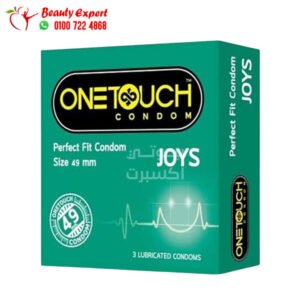 واقي ذكري وان تاتش جوي بيرفكت فيت، 3 قطع، 49ملم - ONETOUCH Joys Perfect Fit Condom, 3 Pieces, 49mm 2 واقي ذكري وان تاتش