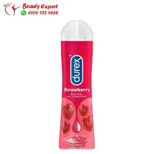 Durex Play Strawberry Lubricant gel 50ml 1 جل ديوركس بالفراولة - durex play strawberry lubricent