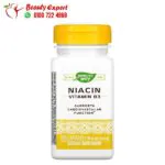 مكمل نياسين لعلاج نقص فيتامين ب3 niacin Nature's Way 100ملجم 100 كبسولة
