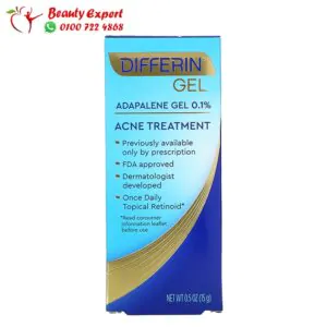Differin Adapalene Gel 0.1 % Acne Treatment Fragrance Free 0.5 oz (15 g) 1 طريقة استعمال الديفرين جل لعلاج حب الشباب