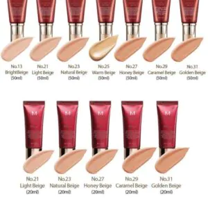 بي بي كريم ميشا بيج فاتح درجة 13 spf 42 Missha, Perfect Cover B.B 1 درجات بيبي كريم ميشا