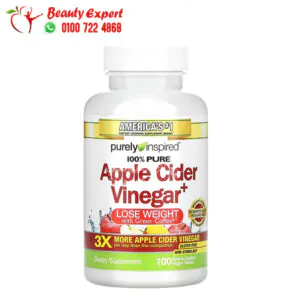 Purely Inspired Apple Cider Vinegar+ 100 Easy-to-Swallow Veggie Tablets 4 أشتري أقراص خل التفاح مع القهوة الخضراء للتخسيس Purely Inspired, Apple Cider Vinegar+, 100 Easy-to-Swallow Veggie 100 قرص