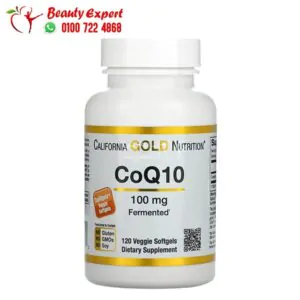 California Gold Nutrition CoQ10 100 mg 120 Veggie Softgels 2 أشتري كبسولات كو انزيم كيو 10 لتحسين صحة القلب California Gold Nutrition CoQ10 100 مجم 120 كبسولة