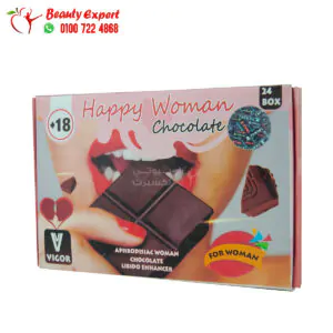 شوكولاتة هابي وومان لزيادة الرغبة للنساء 24 قطعة happy women chocolate 2 شوكولاتة للنساء شوكولاتة هابي وومان لزيادة الرغبة للنساء